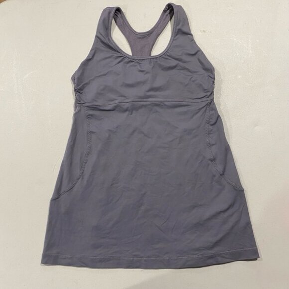 Lululemon Turbo Tank Top Dark Grey Size 2, XS (EUC) - Picture 1 of 10